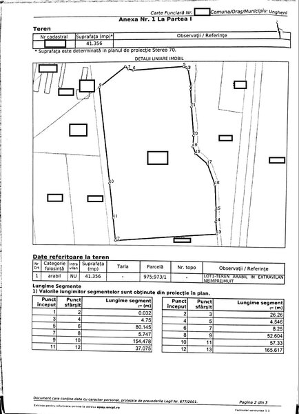 Ungheni - Investitie teren Spatiu Industrial - acces Autostrada Transilvaniei